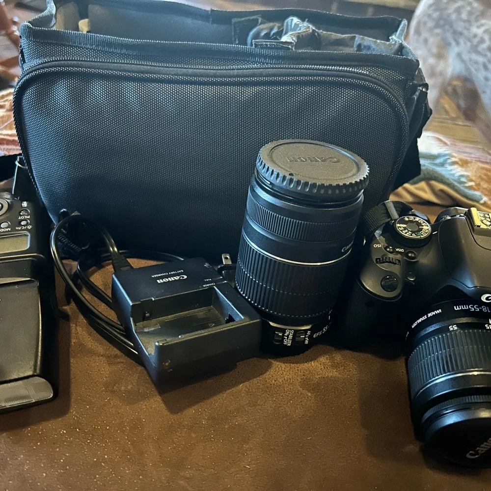 Canon Black DSLR Camera Kit with Accessories
